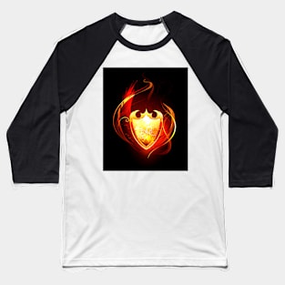 Fiery Shield ( Fire Shield ) Baseball T-Shirt